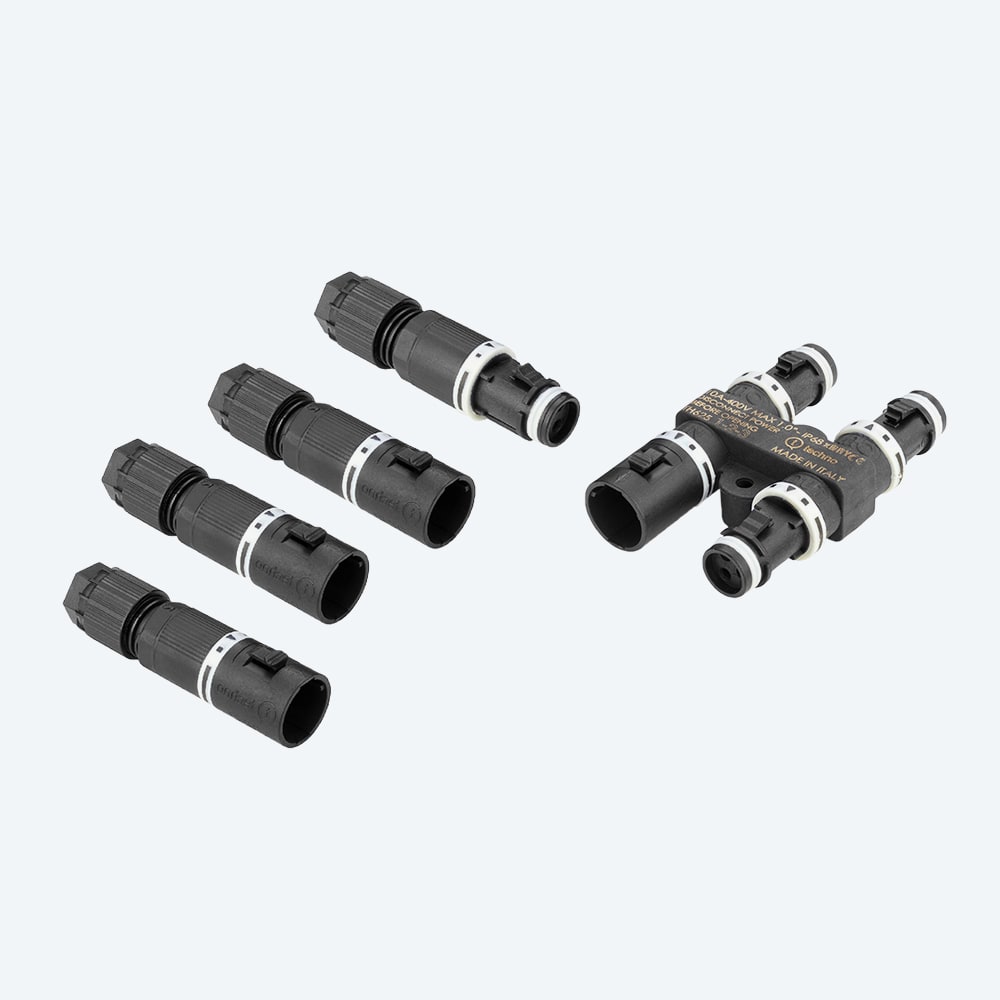 TECHNO SRL - TLHTHH.625.A3A.R KIT DISTRIBUTOR PARAL 4WAYS 3P IP68