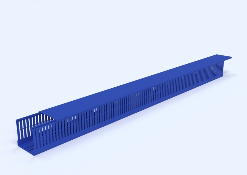 CANALPLAST - CANE364BL CAN.CABL.80X100 CG S/4 BLU
