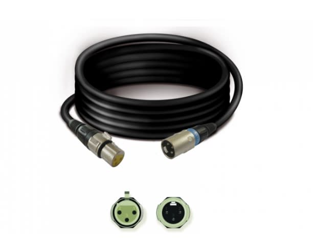 MILAN SRL - MLNTK336 XLR 3 PIN FEMM / XLR 3 PIN MASCHIO