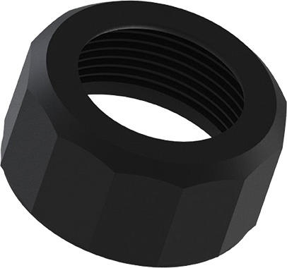 TECHNO SRL - TLH6000336BC GHIERA PANNELLO TH387-TH391  BLACK