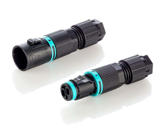 TECHNO SRL - TLHTHB.381.A2A.R KIT MICRO-CONNECT PLUG-SOCKET 2P SCREW I