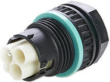 TECHNO SRL - TLHTHB.385.A3D CONNECTOR PANEL PLUG 3P NUT M20 IP68