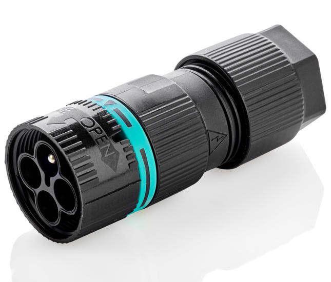 TECHNO SRL - TLHTHB.387.A4A.L MINI-CONNECTOR PLUG 4P SCREW D7-13,5 IP6