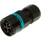 TECHNO SRL - TLHTHB.387.A4A MINI-CONNECTOR PLUG 4P SCREW D7-12 IP68