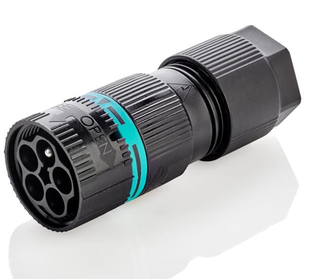 TECHNO SRL - TLHTHB.387.A5A.L MINI-CONNECTOR PLUG 5P SCREW D7-13.5 IP6