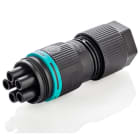 TECHNO SRL - TLHTHB.387.B5A.L MINI-CONNECTOR SOCKET 5P SCREW D7-13.5 6