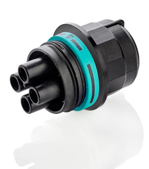 TECHNO SRL - TLHTHB.387.M3A MINI-CONNECT SOCKET PANEL 3P SCW IP68 N