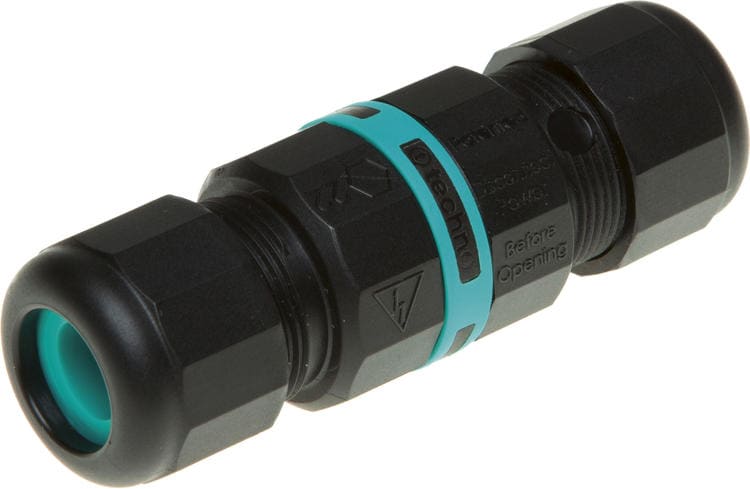 TECHNO SRL - TLHTHB.391.A4A.R KIT MINI-CONNECTOR 4P SCREW D6-12 IP68