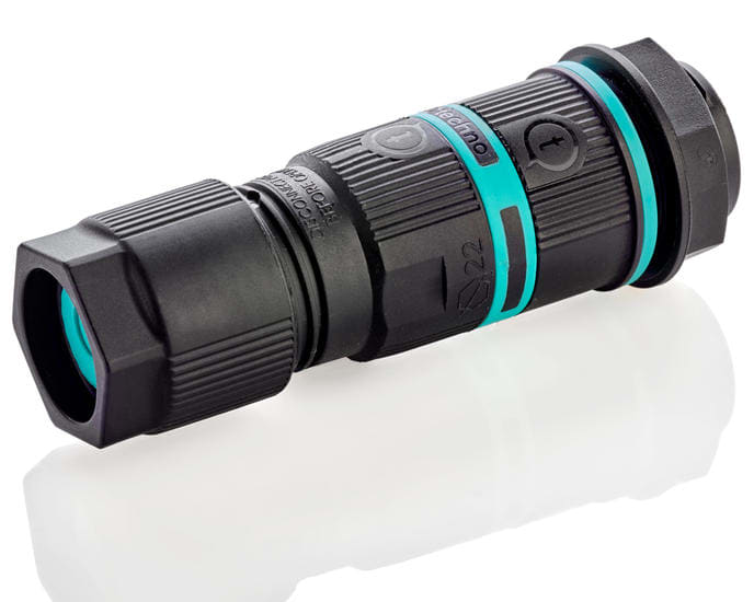 TECHNO SRL - TLHTHB.391.H4A.L.R KIT MINI-CONN PAN 4P D6-13,5 M20 IP68 N