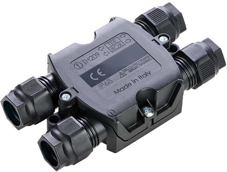 TECHNO SRL - TLHTHR.209.S8L KIT BOX 4WAYS CONNECTOR 5+3P SCREW IP68