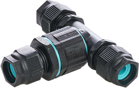TECHNO SRL - TLHTHR.390.S3T KIT CONNECTOR T 3P SCREW D6-13.5 IP68