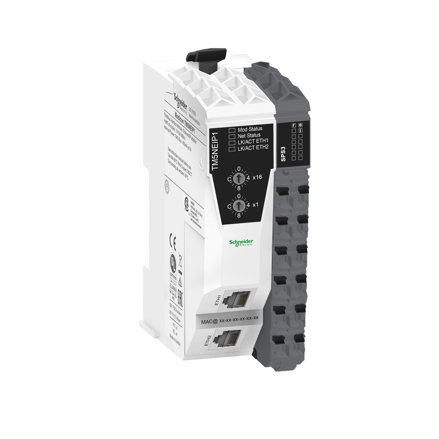 SCHNEIDER ELECTRIC - SNRTM5NEIP1K MODULO ETHERNET/IP FIELDBUS KIT TM5