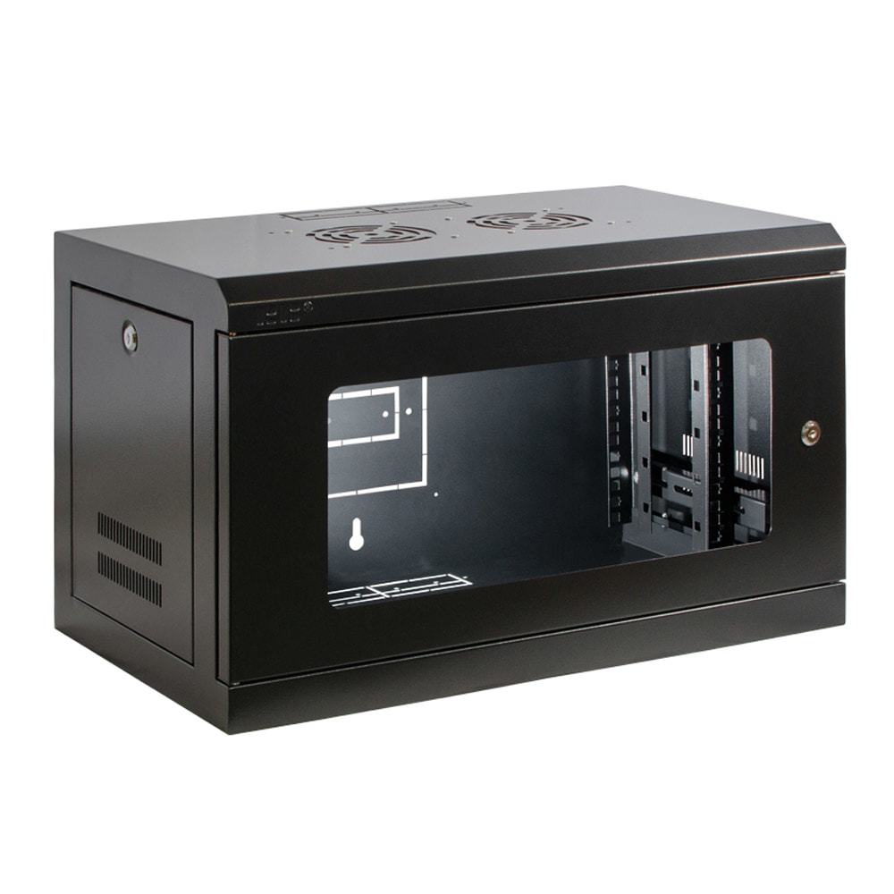 LINK4COM SRLS - LK4TMR1V5006.9005B Rack muro 19 6U 60x50x34 Nero
