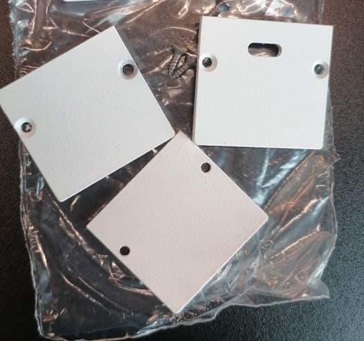 DIGIMAX SRL - DIXTPAE1910-B 3 TAPPI ALLUMINIO BIANCHI COVER ALTA