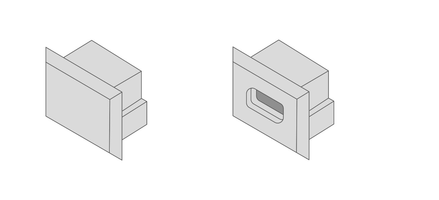 DIGIMAX SRL - DIXTPE2620-G 1PZ TAPPO IN PLASTICA GRIGIO