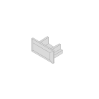 DIGIMAX SRL - DIXTPI167-G 1PZ TAPPO GRIGIO PROFILO INCASSO 16X7 IP