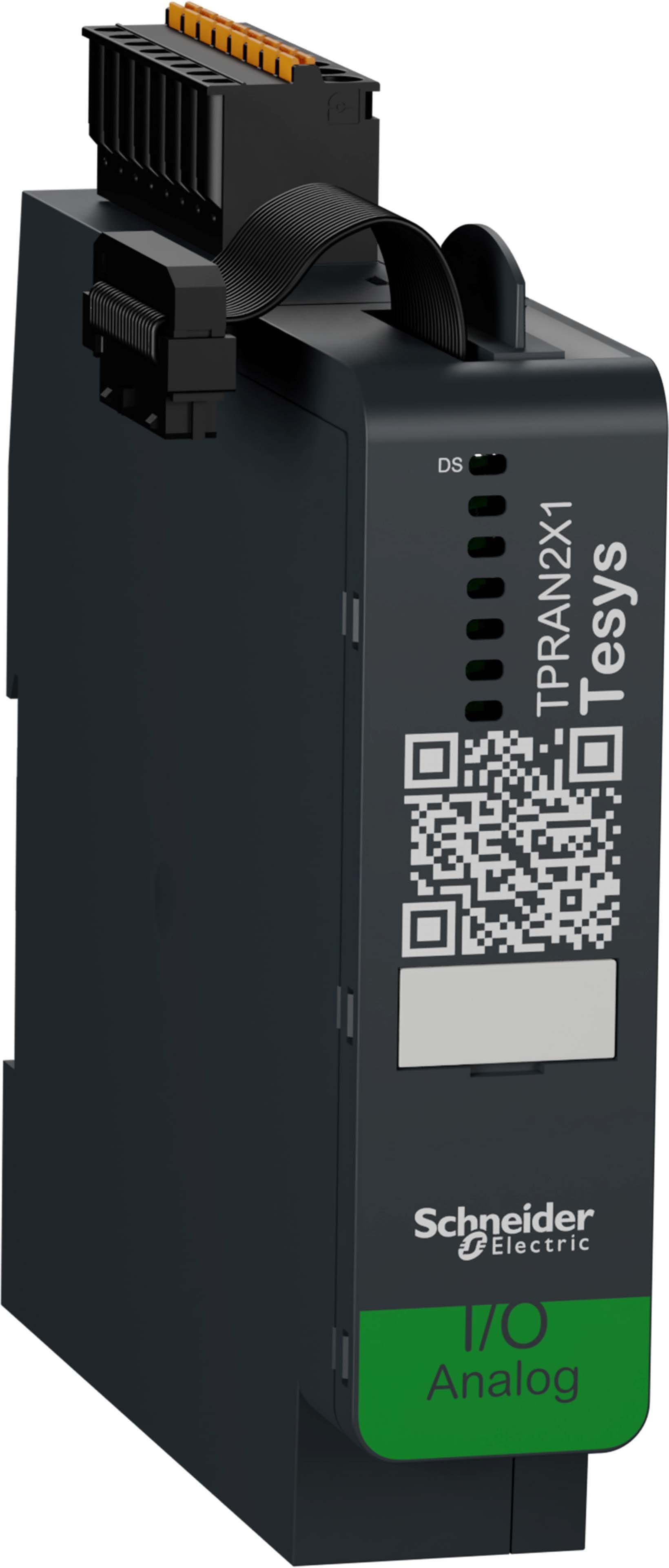 SCHNEIDER ELECTRIC - SNRTPRAN2X1 Modulo IO analogico, TeSys island, 2 inputs, 1 outputs
