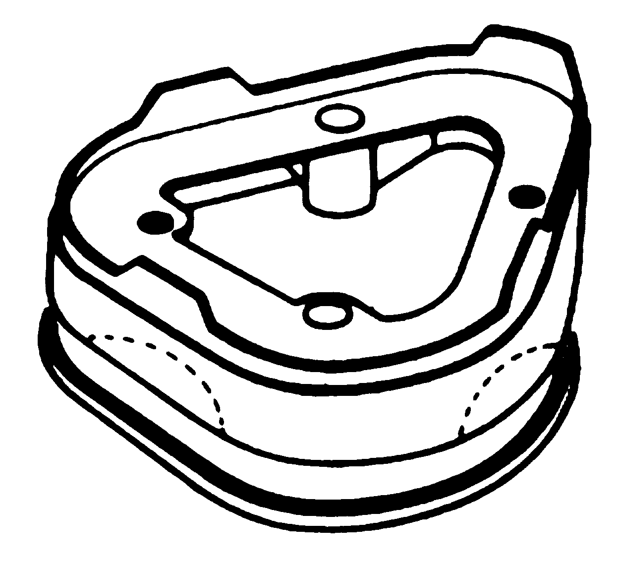 CANALPLAST - CANTRI02 BASETTA PAVIMENTO NE