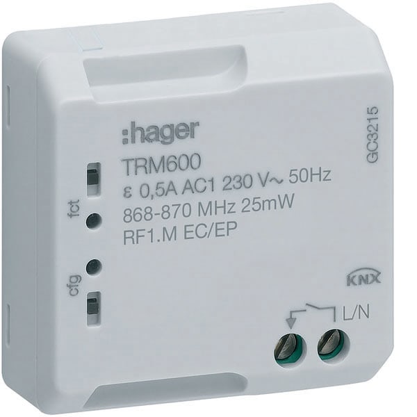 HAGER - HAGTRM600 MOD.KNX RF 1 OUT LUCE SCALA-PP 230V QLIN