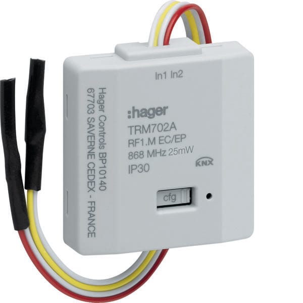 HAGER - HAGTRM702A MOD. RF KNX 2 IN BATTERIA QLINK