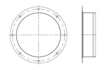 ELICENT (MAICO) - ELI5BO2601 TRONCH.ASP.AL/ICS 250/260 RAL7001