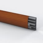 CANALPLAST - CANTRSCILS BAT.TR2000 75X25 COL.CILIEGIO S. DL3