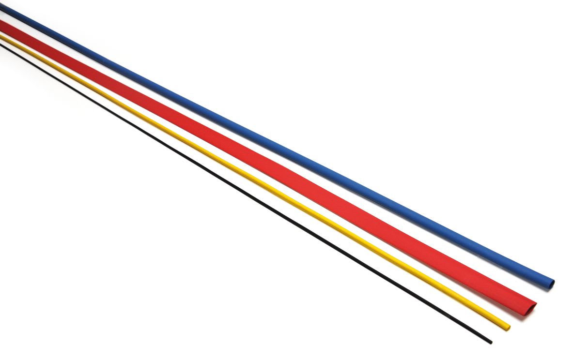 CEMBRE SPA - CEMTSS12TR GUAINA TERMORESTRINGENTE TERMOSTRIP, IN POLIOLEFINA, RESTRINGIMENTO 2:1, STECCA 1,22m, Ø INT. 1,1mm PRE RESTR., Ø INT. 0,5mm POST RESTR., TRASPARENTE