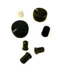 TECNEL TECNOLOGIE EL - TTETE0362 MANOPOLA PRESSIONE D.6 MM NERA IND.D23 M