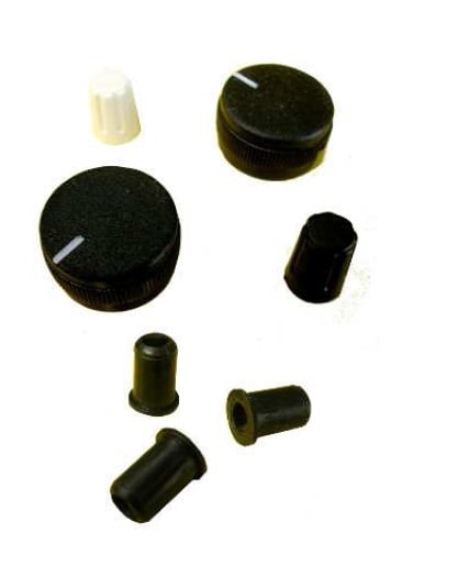 TECNEL TECNOLOGIE EL - TTETE0363 MANOPOLA A VITE D.6 MM NERA INDICE D23 M