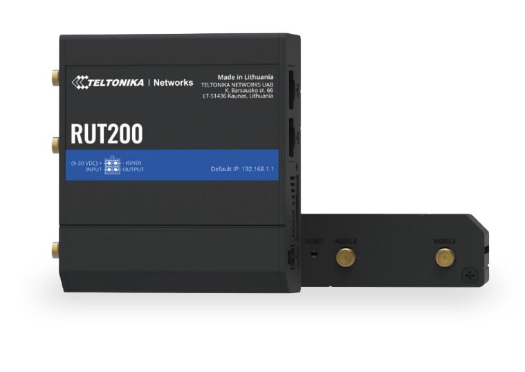 TELTONIKA NETWORKS - TTKRUT200010000 ROUTER INDUSTRIALE 4G/LTE -  WIFI - ETH