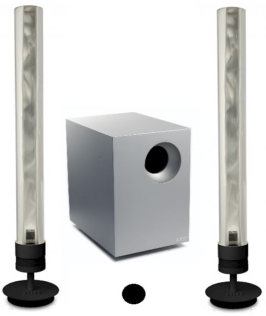 A.T.E.C. SRL - TUTOH OHLBN SUBWOOFER CON LUCE OH AMPLIF 200W NERO