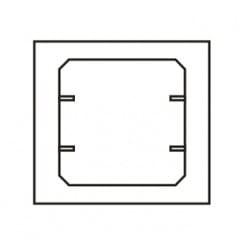 A.T.E.C. SRL - TUTTU AC12N ADATTATORE X COMANDO 35X35 NERO