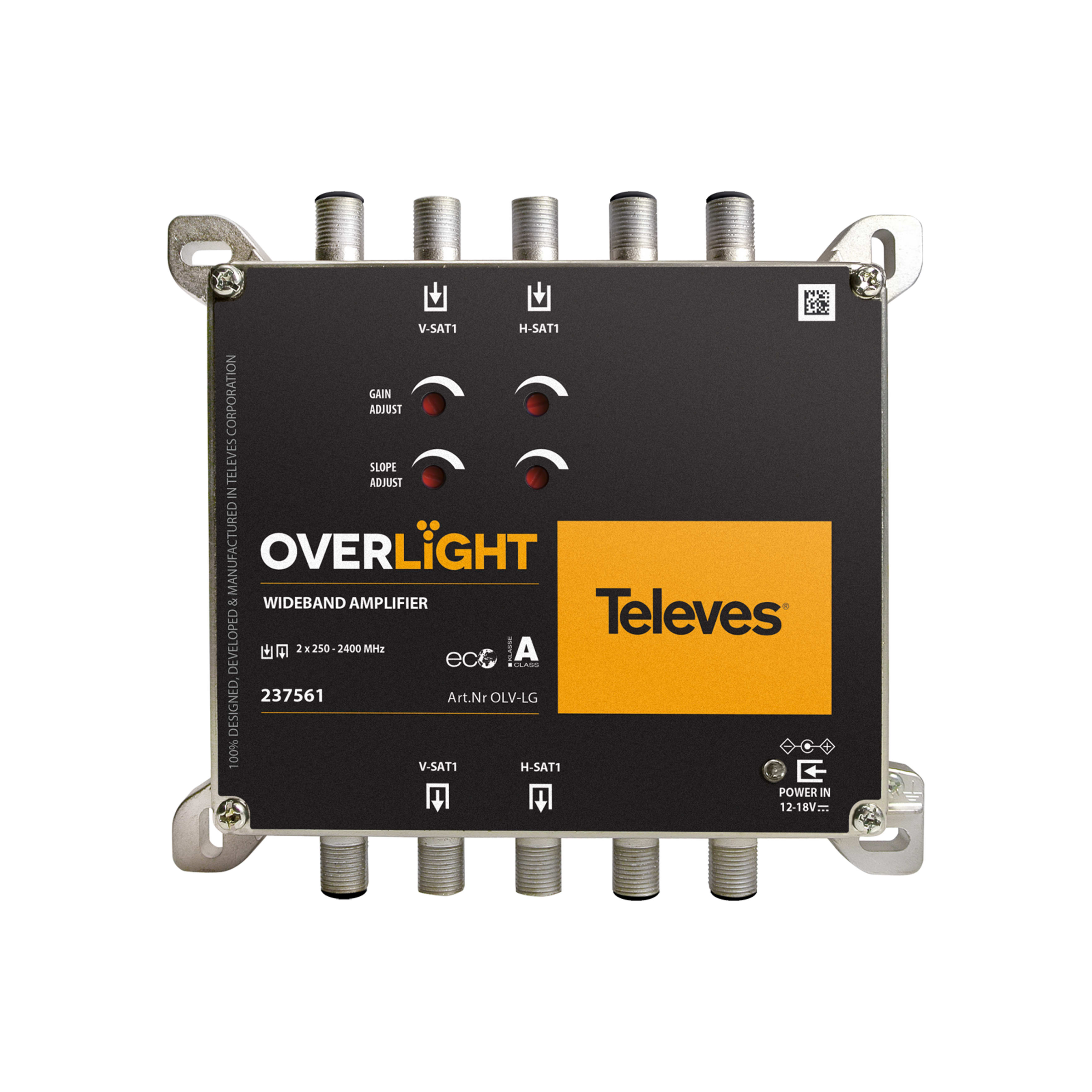 TELEVES ITALIA SRL - TVV237561 AMP. OVERLIGHT WB 2X2 F G13DB VU118