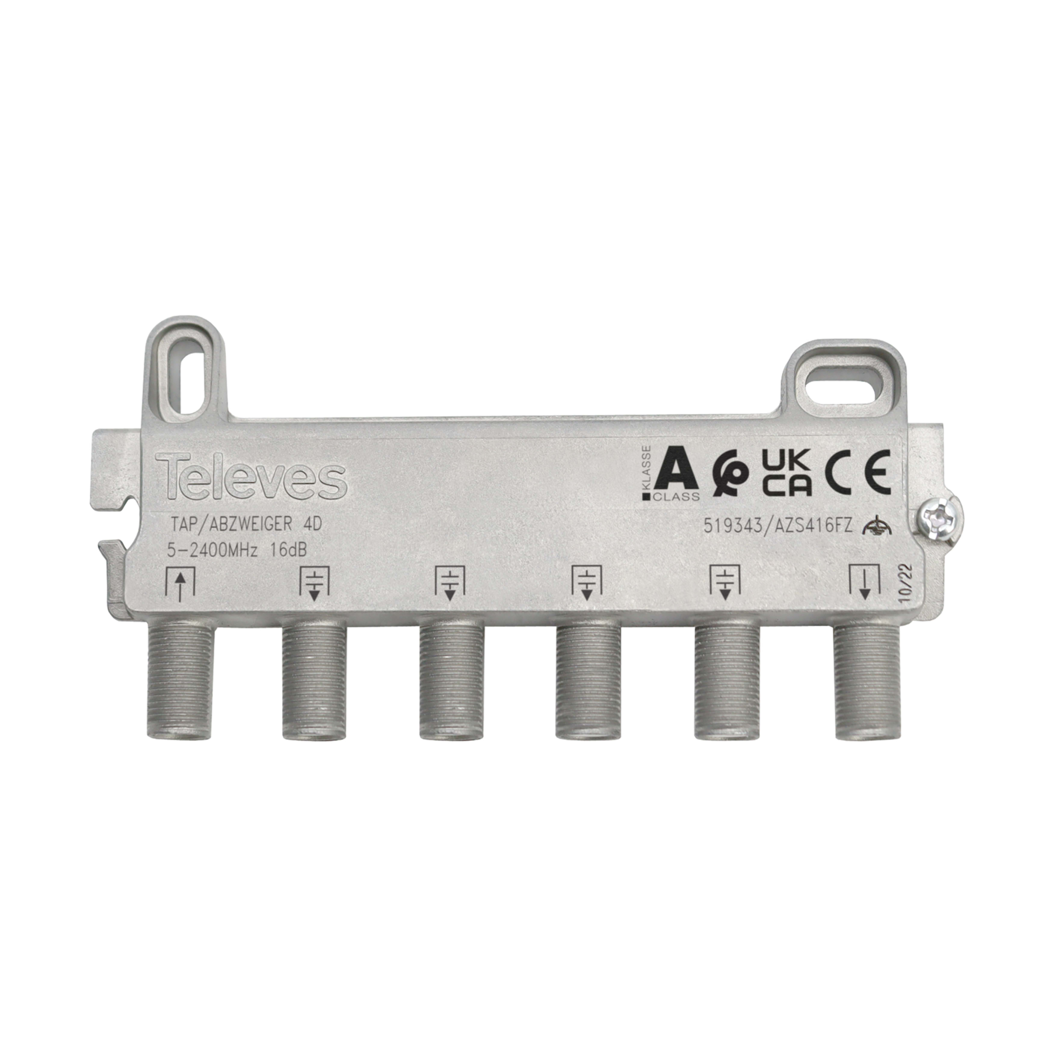 TELEVES ITALIA SRL - TVV519343 DERIVATORE 5...2400MHZ F 4VIE 16DB