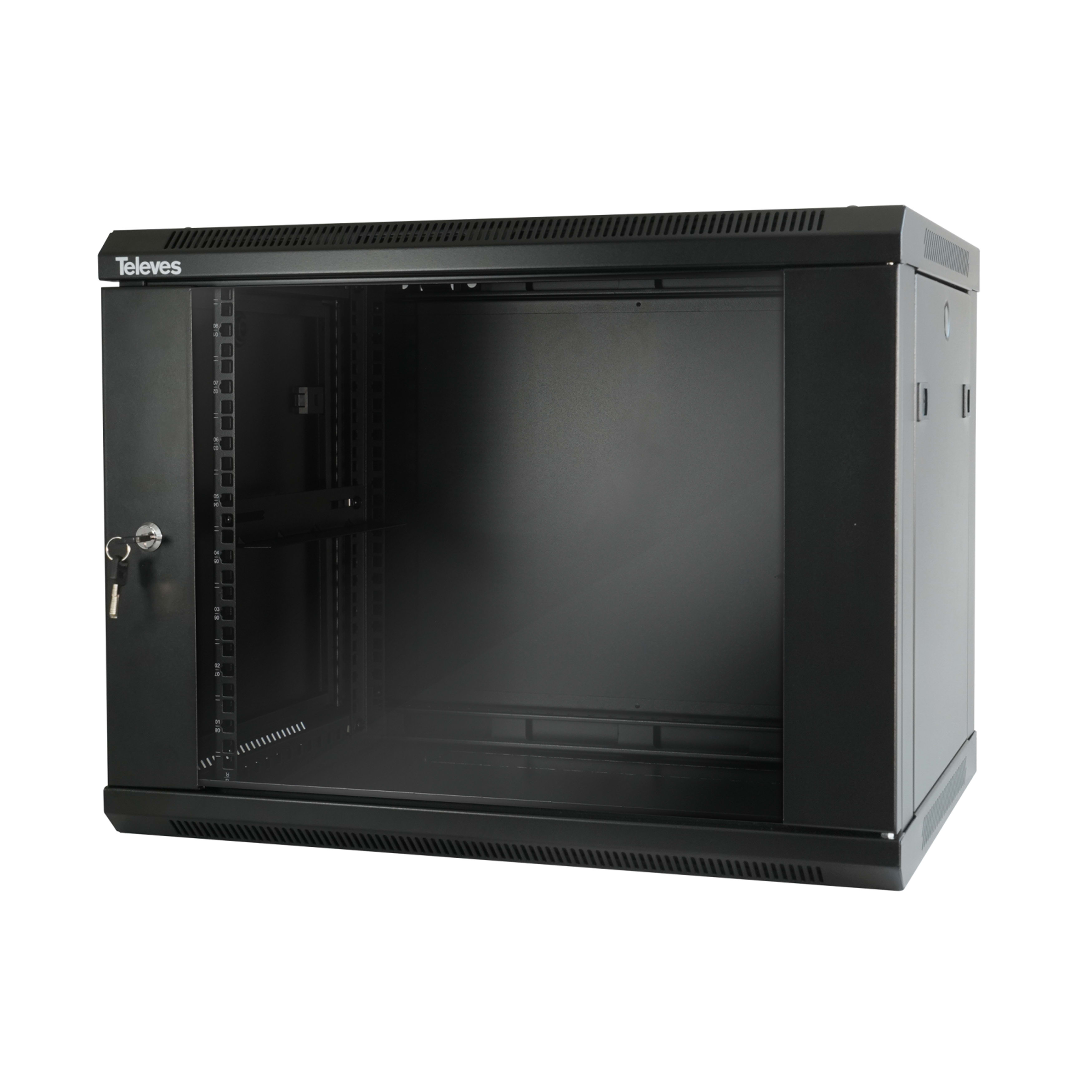 TELEVES ITALIA SRL - TVV533107 RACK19 8U-600X450 PARETE/TERRA SMONT.