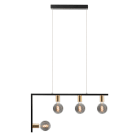 ROSSINI - RSSTWI006NOTS SOSPENSIONE NERO/OTTONE SATINATO E27 IP2