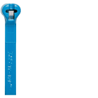 ABB SPA - ABBTY232M-6 TYRAP 2,3X203 BLU 1000PZ