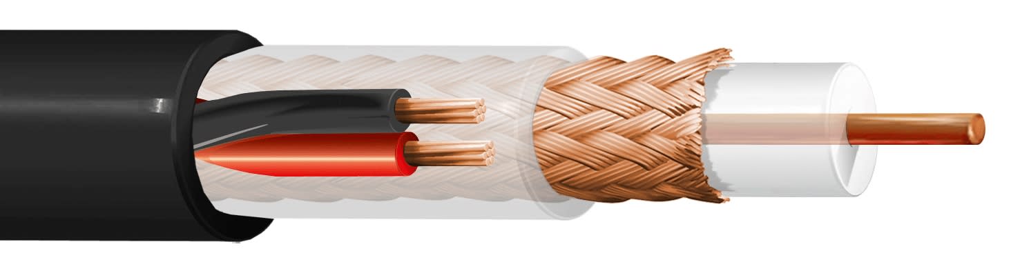 ITC INDUSTRIA TECNIC - ITCTY595NEB500 RG 59+2X0.50 NERO BOB.500 ECA