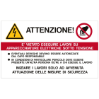 CEMBRE SPA - CEM268000NAR-E TARG.ALL.VS-I80 70X120 MM. SIMBOLI+TESTO