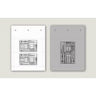 CABUR SRL - CBRTAP105120AY TARGA IDQ PVC ADESIVA FLAT GIALLA 105X12