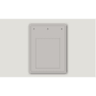 CABUR SRL - CBRTAP2080AM TARGA IDQ PVC ADESIVA FLAT METAL 20X80 M