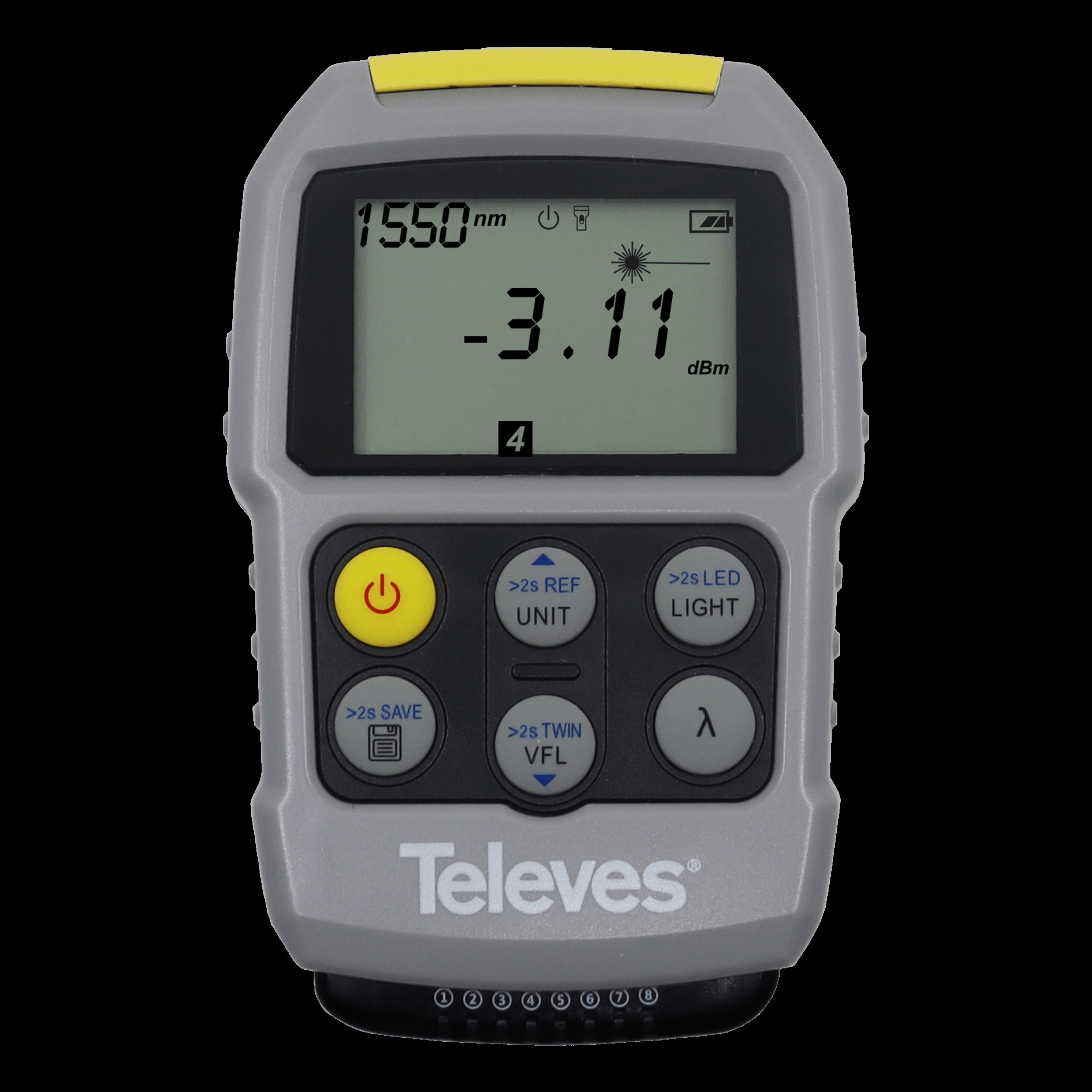 TELEVES ITALIA SRL - TVV236780 MINI TEST. F.O. (OPM+VFL)/RJ45 UTP