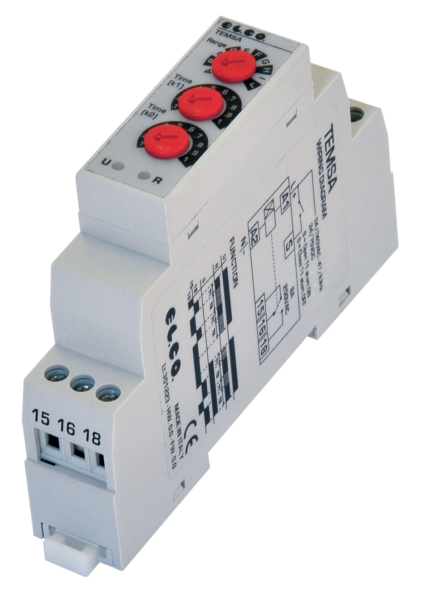 EL.CO. SRL - ECL660020 TEMP. ASIMM. PAUSA/LAVORO MOD. TEMSA