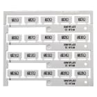 GRAFOPLAST SRL - GRASIHF31W TESSERA BIANCO PER BINARIO 20X9 MM 240 P