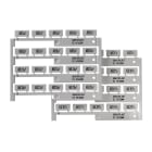 GRAFOPLAST SRL - GRASIHF41527E TESSERA ADESIVA GRIGIO 27X15 MM 192 PZ
