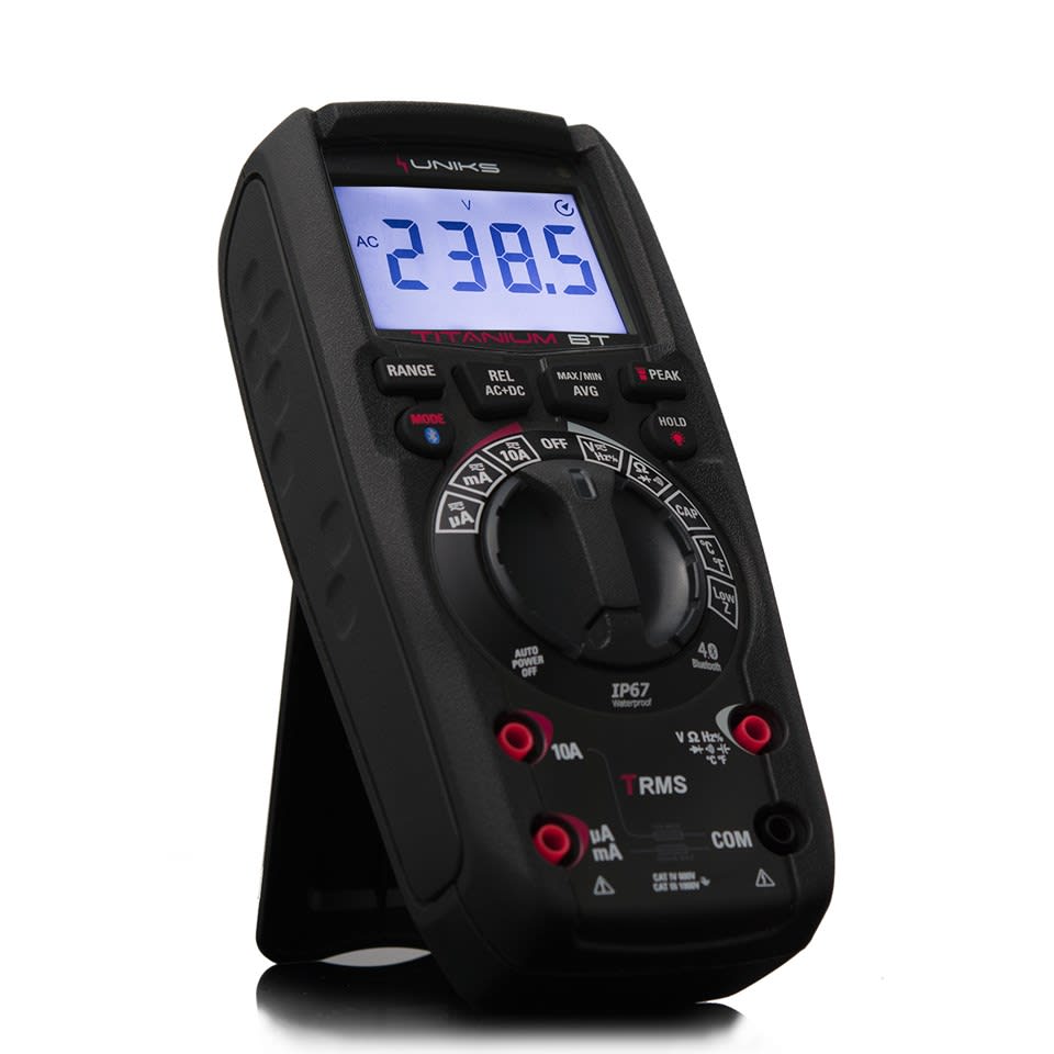 UNIKS SRL - UNKTITANIUMBT MM IND CAT IV 600V 1000V IP67 CON BLUETO