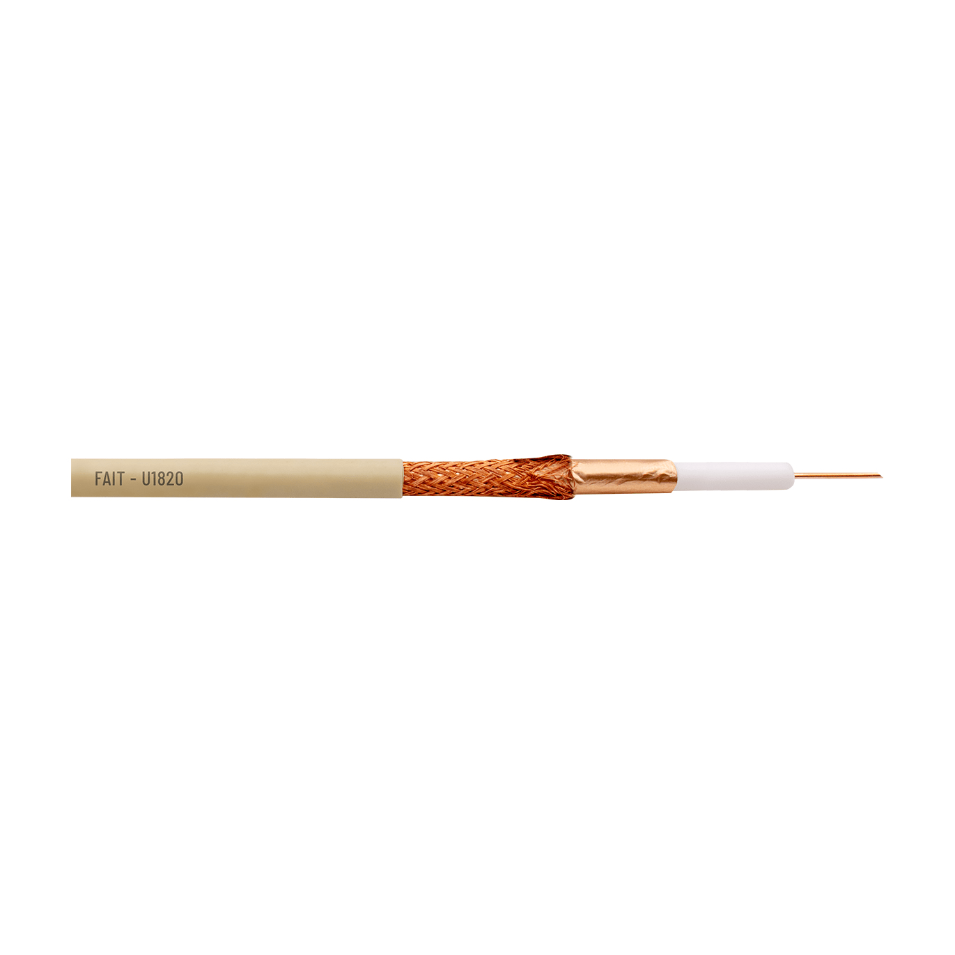 FAIT SRL - FIT6000003 U1820B500 - CAVO COAX Ø 6,7 MM, BOBINA 500 MT