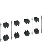 HAGER - HAGUC8110BB KIT PORTABARRE 3F+N X 1 BARRA 10MM Q.EVO