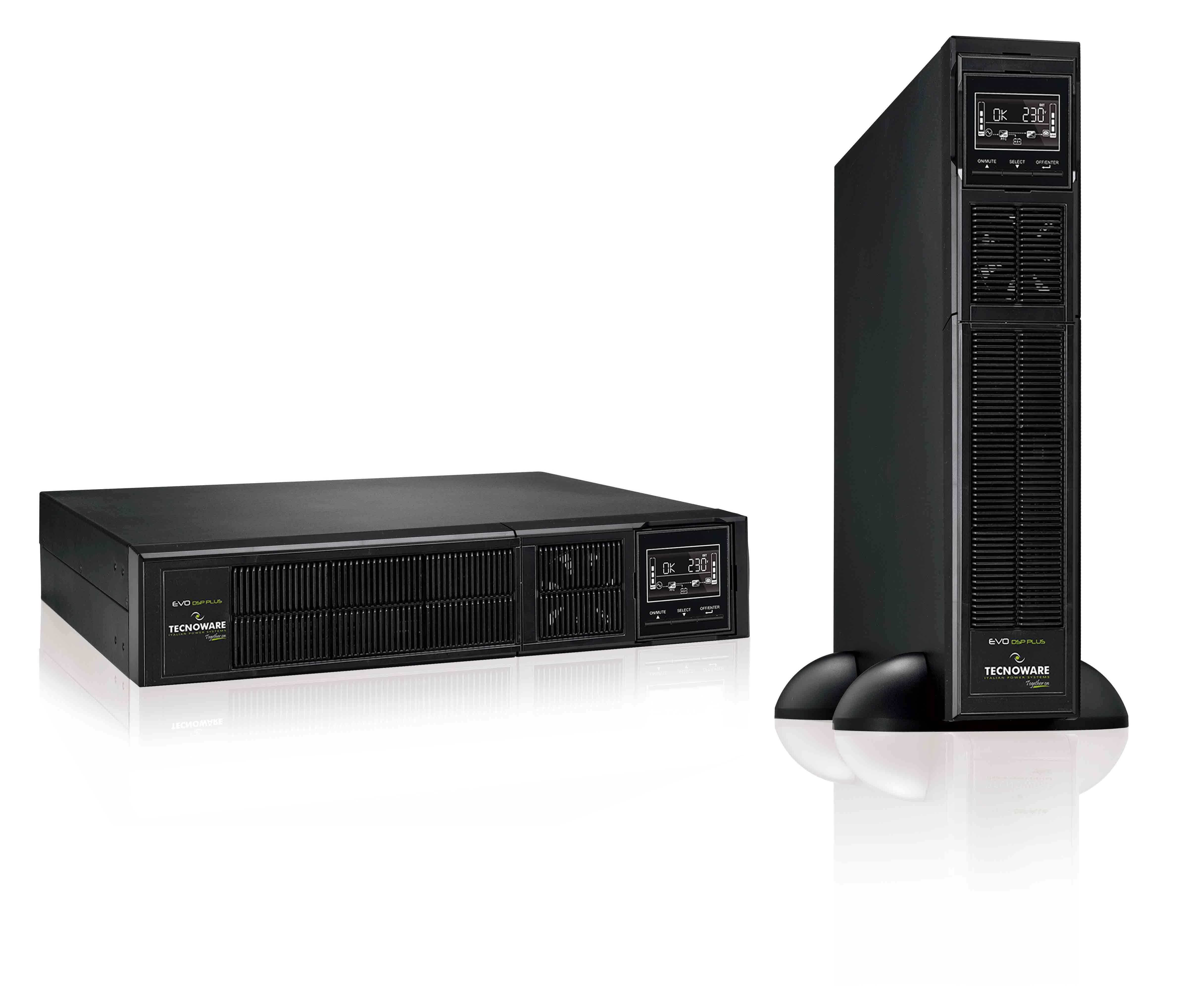 TECNOWARE SRL - TCWFGCEDP1202RTIEC UPS EVO DSP PLUS 1200 PF 0,9 RACK/TOWER