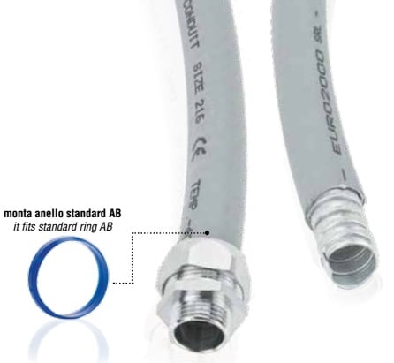 EURO 2000 SPA - URODMC 216ABTX TUBO FLESS.MET.RIV.FORPRENE ABT 216